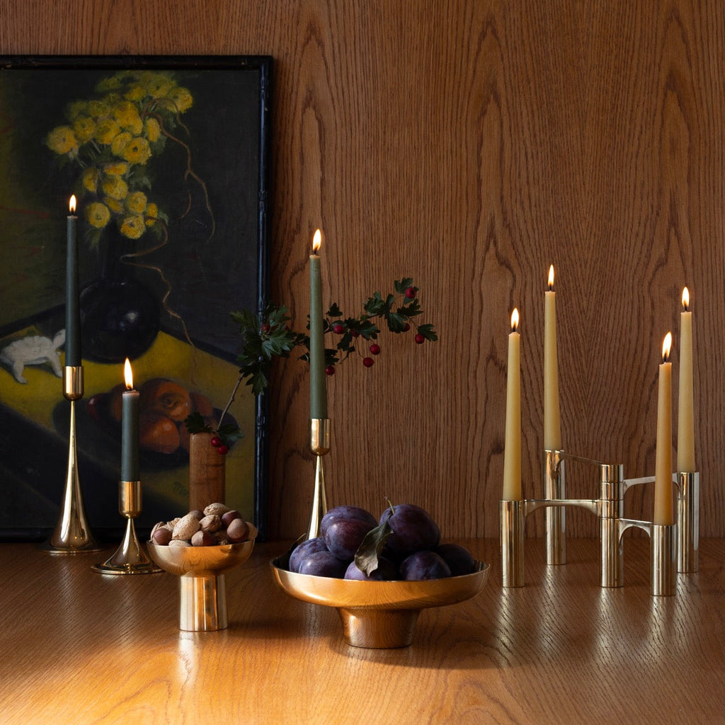Brass Swing Arm Candelabra