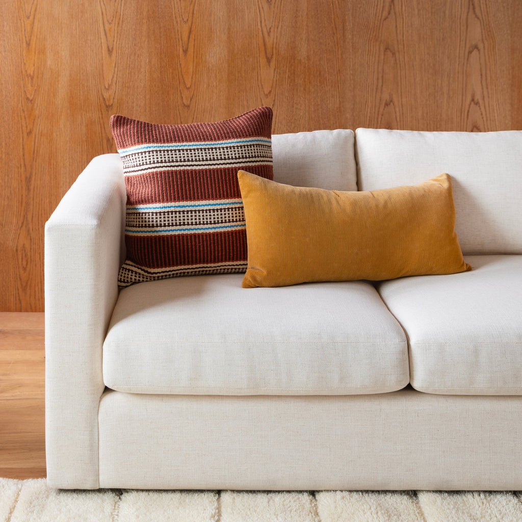Velvet + Corduroy Pillow::fern::hover