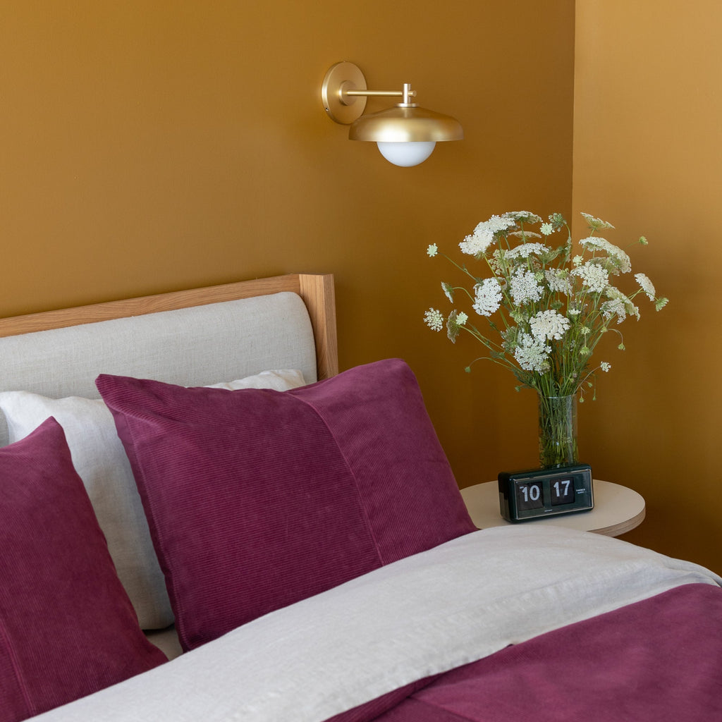 Patchwork Corduroy Pillow Sham::tawny::hover