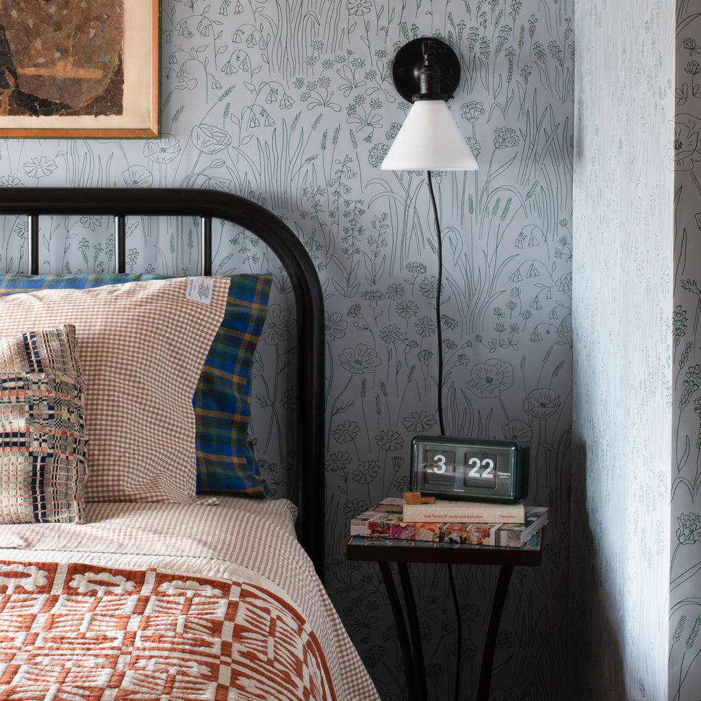 Gingham Percale Sheet Set