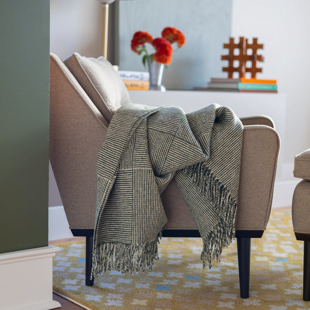 Merino Basket Weave Throw