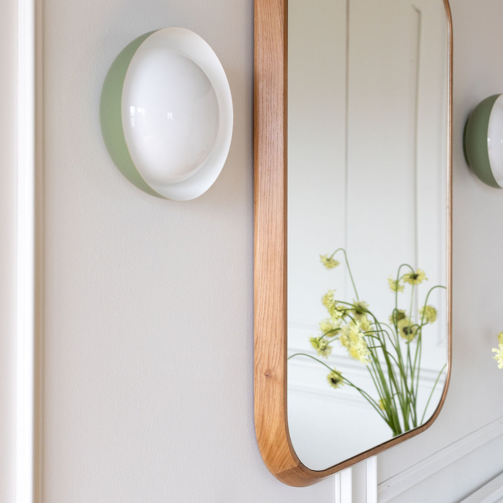Oak Chamfered Mirror - Rectangle