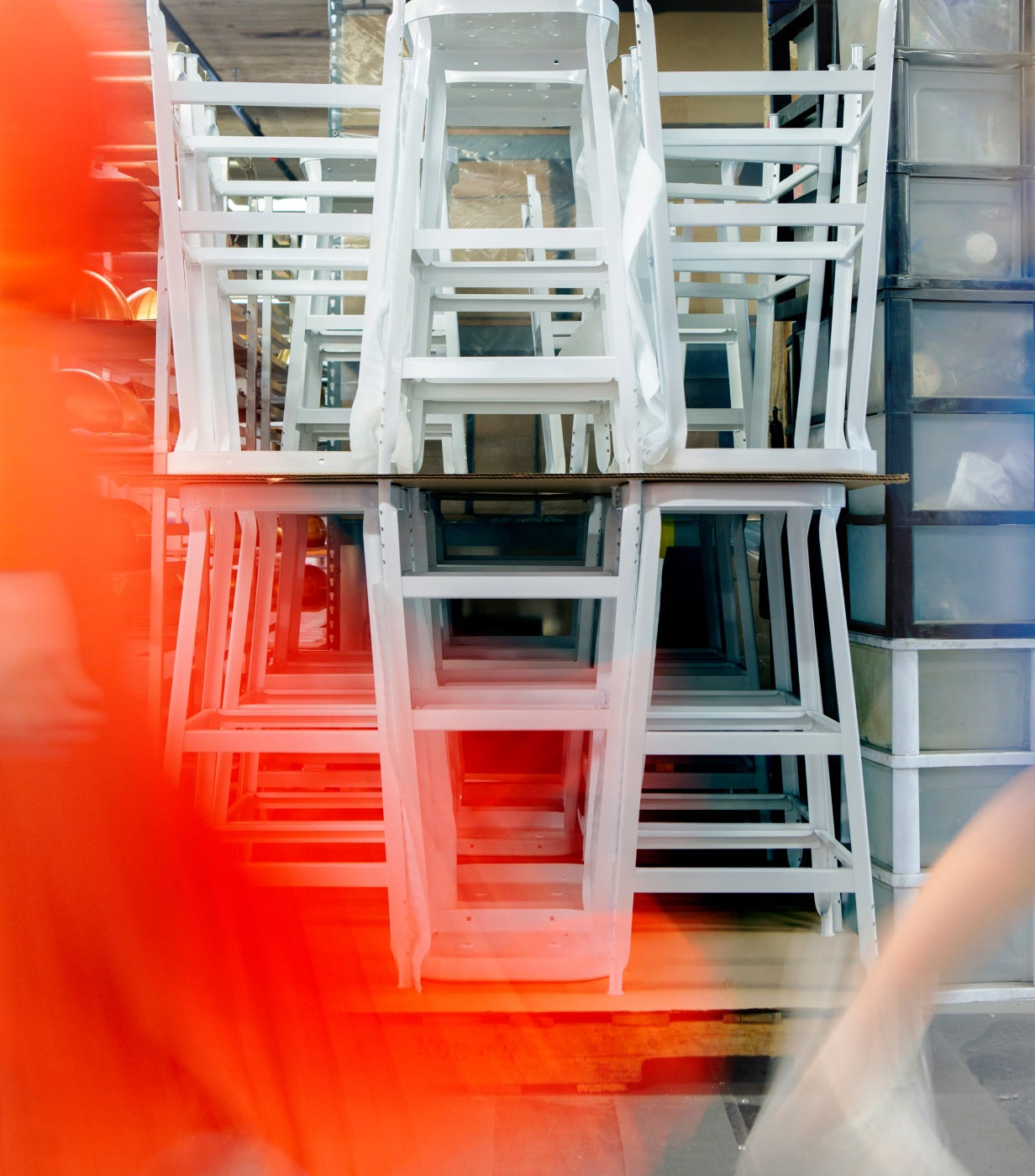stacks of the utility stool