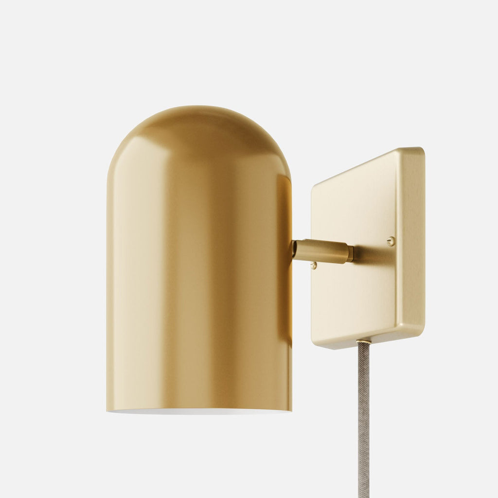 Allegheny Plug-In Sconce::Dune-Gloss::main