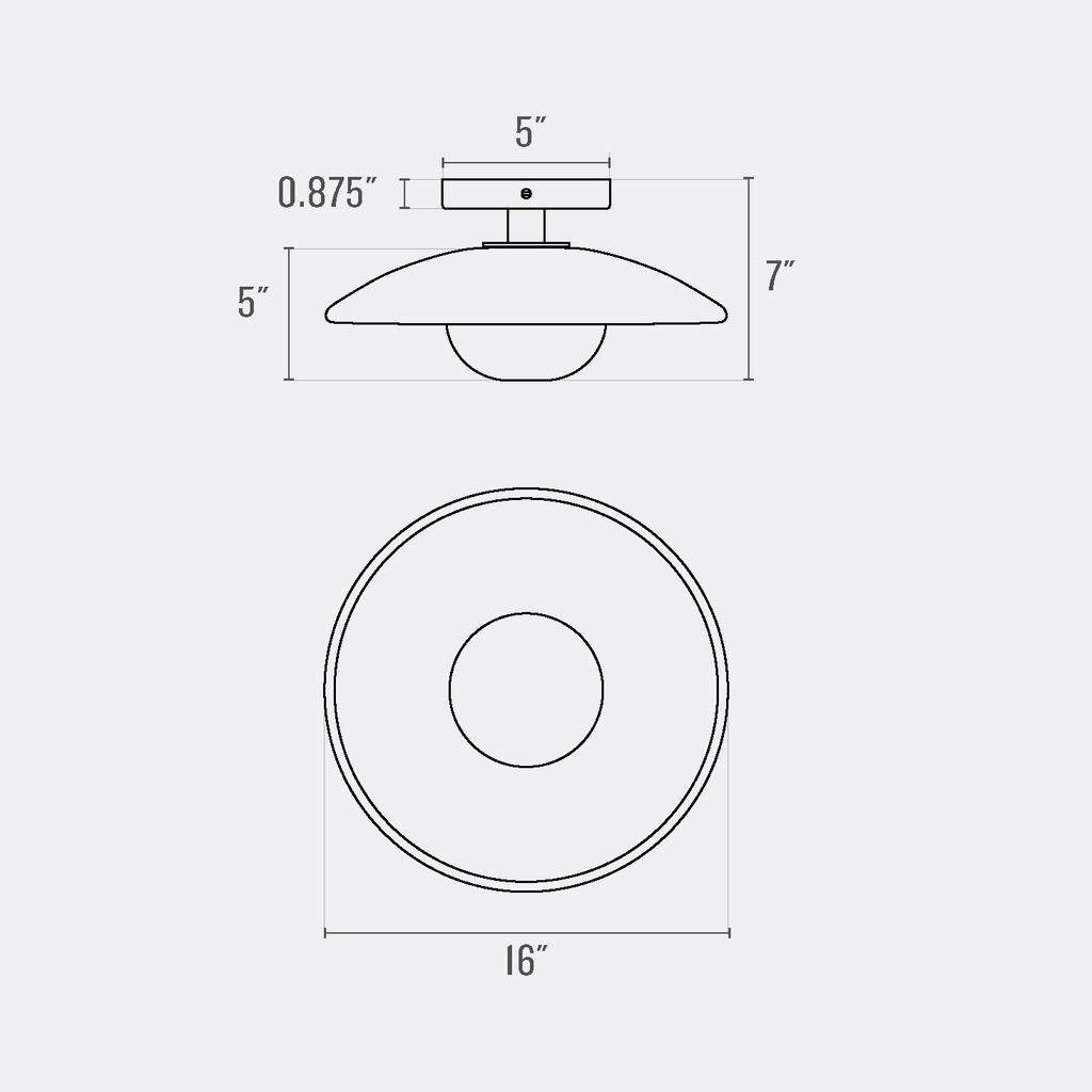 Atwood Flush Mount