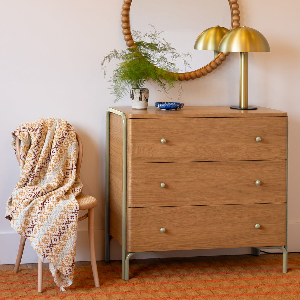 Ashlar Handwoven Wool Rug