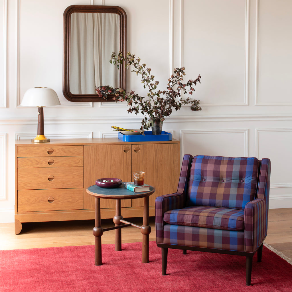 Nathan Walnut Mirror - Rectangle