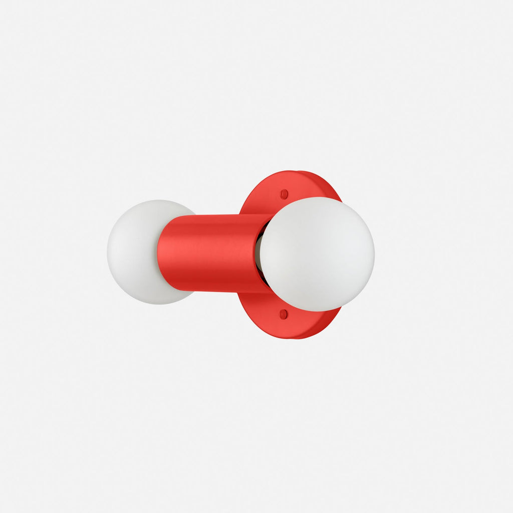 Cylinder Double Sconce