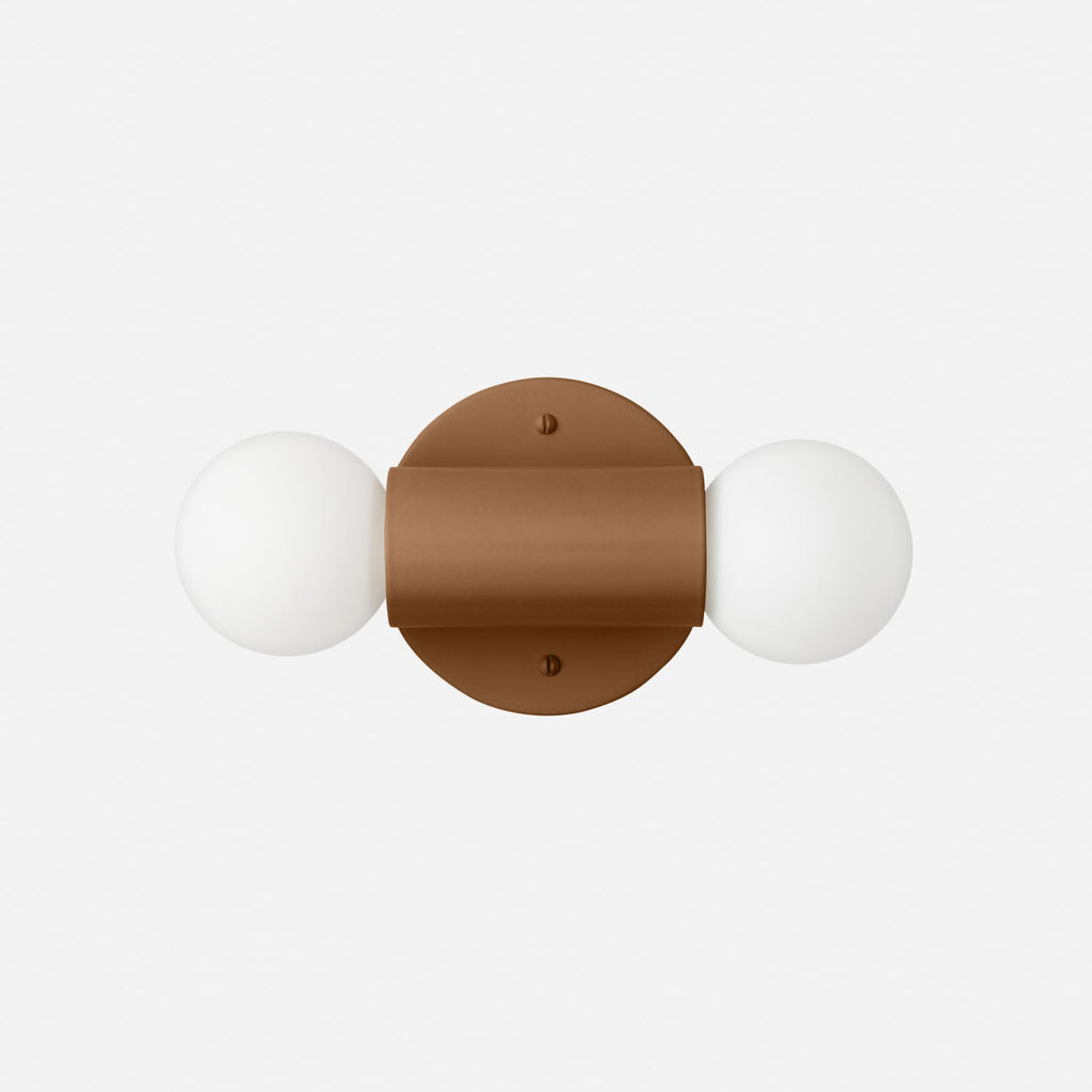 Cylinder Double Sconce
