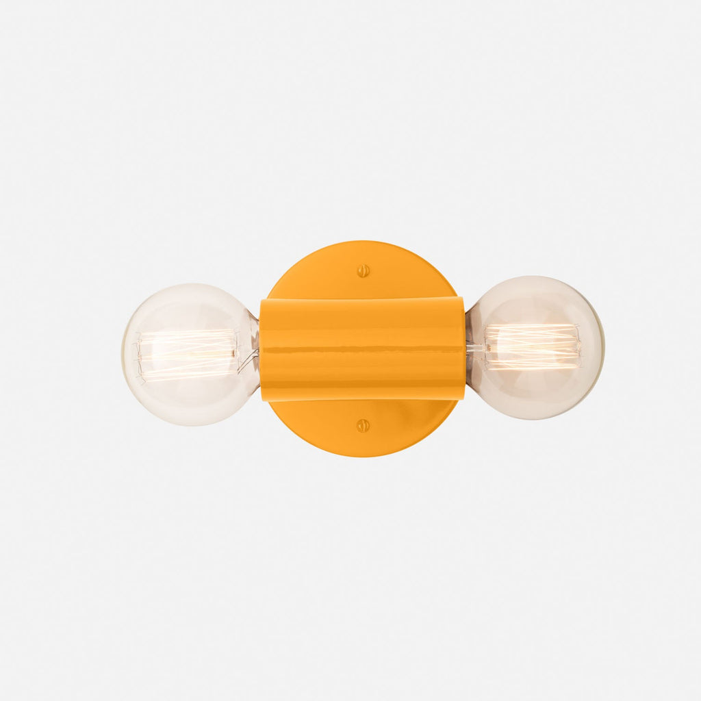 Cylinder Double Sconce