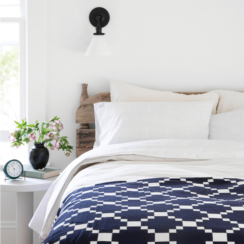 Dot Percale Pillow Case, Set of 2