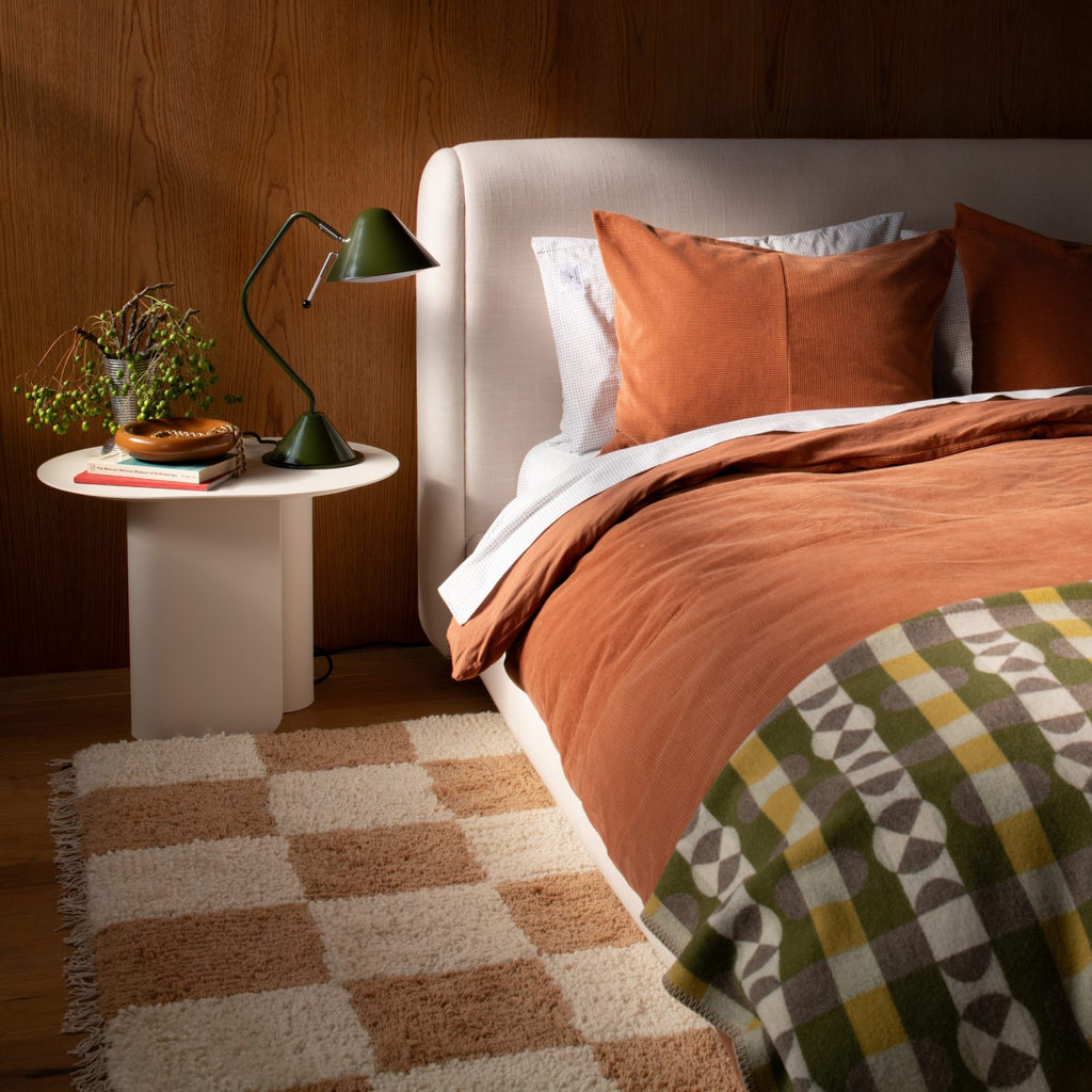 Patchwork Corduroy Duvet Cover