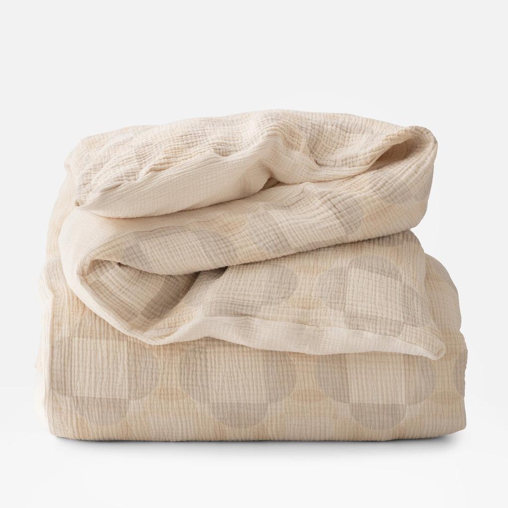 Kaleidoscope Jacquard Duvet Cover::natural::main