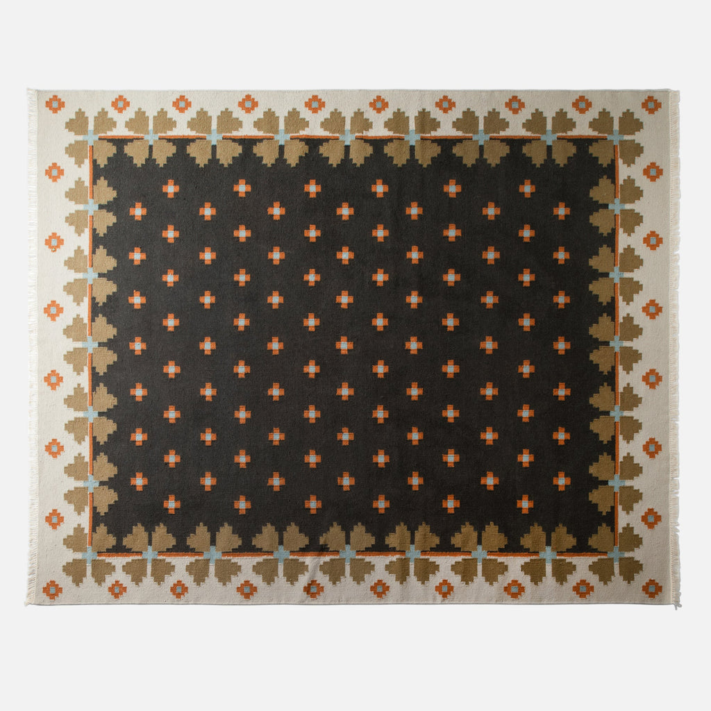 Flora Wool Flatweave Rug