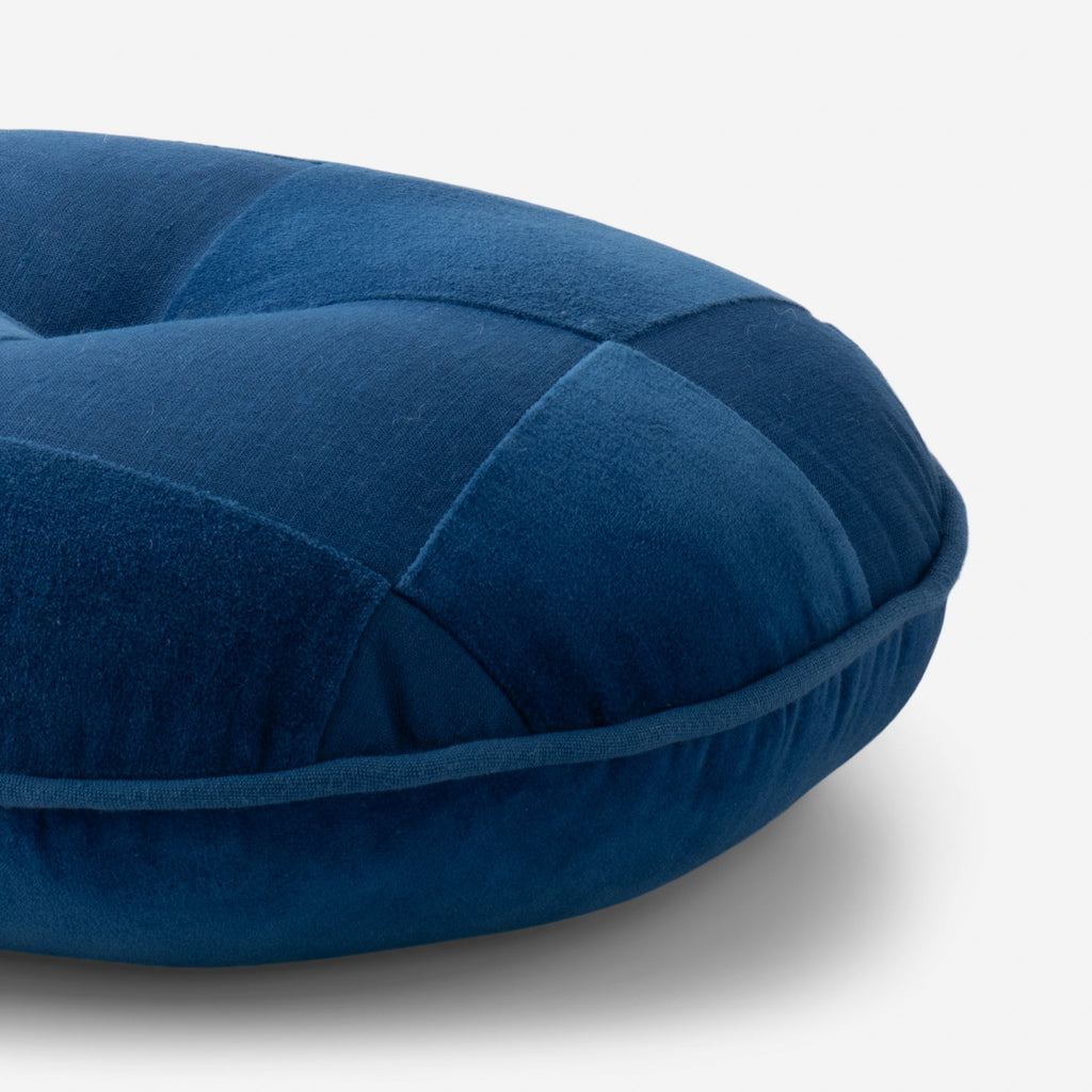 Schoolhouse x Clare V.® Pablo Velvet + Linen Circle Pillow