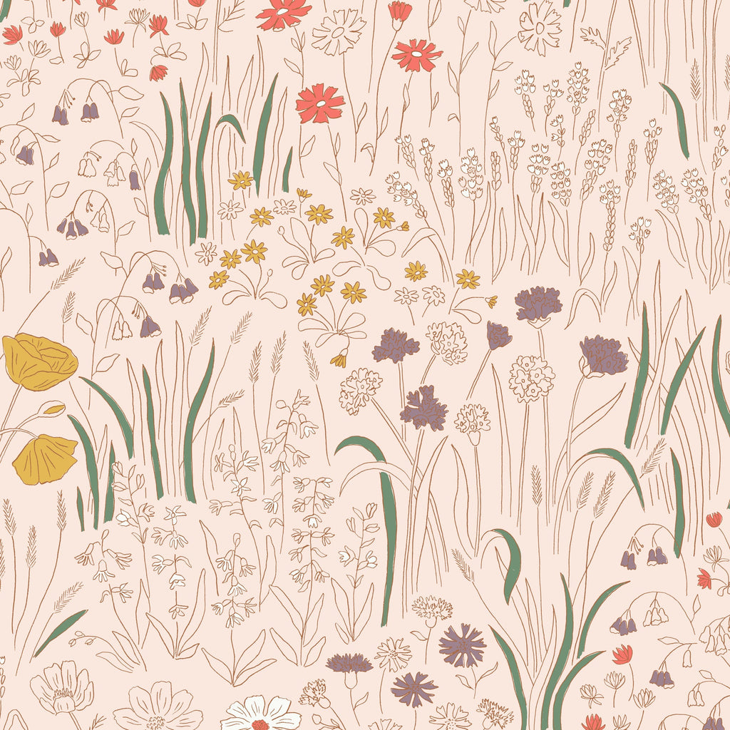 Alpine Garden Wallpaper - Multi