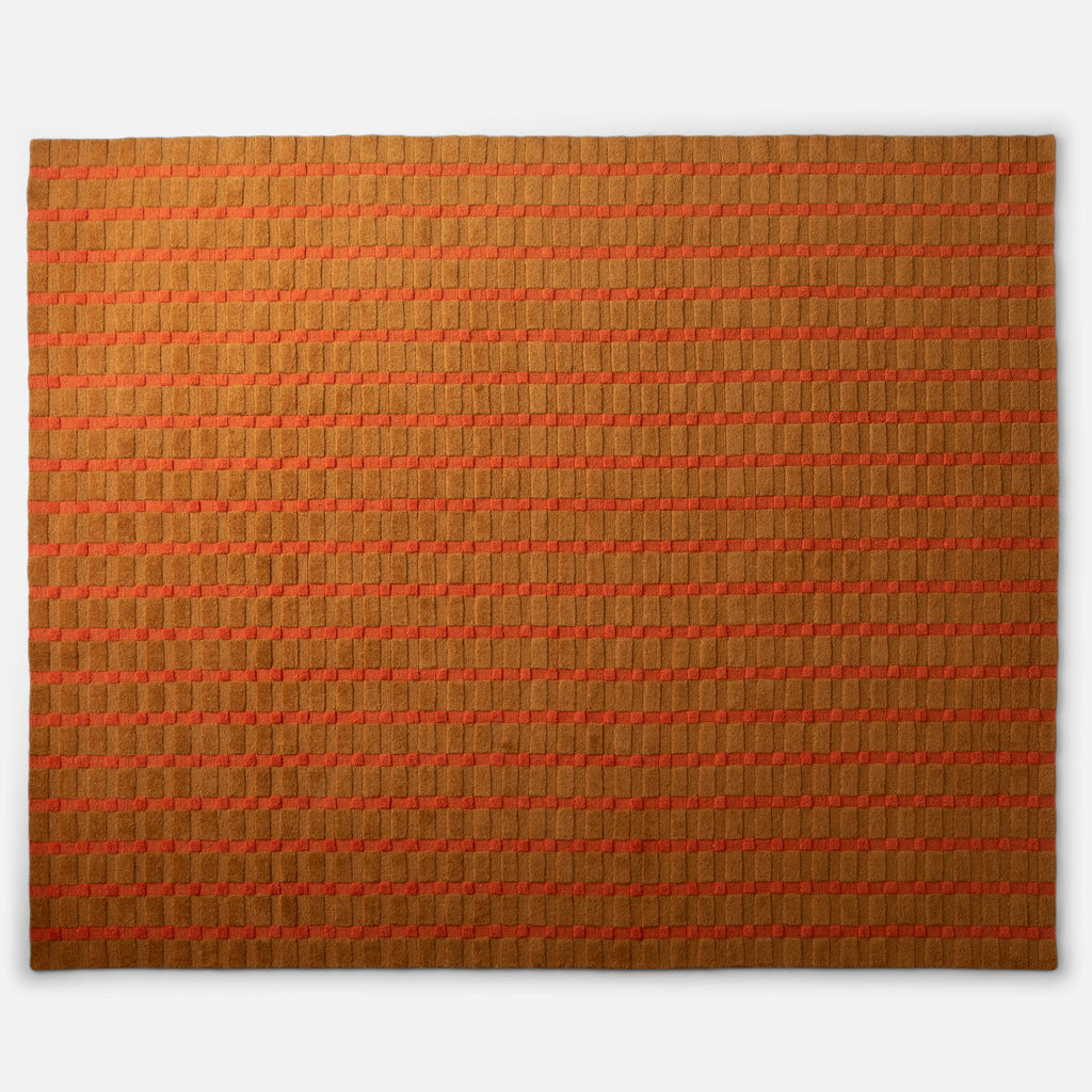 Ashlar Handwoven Wool Rug