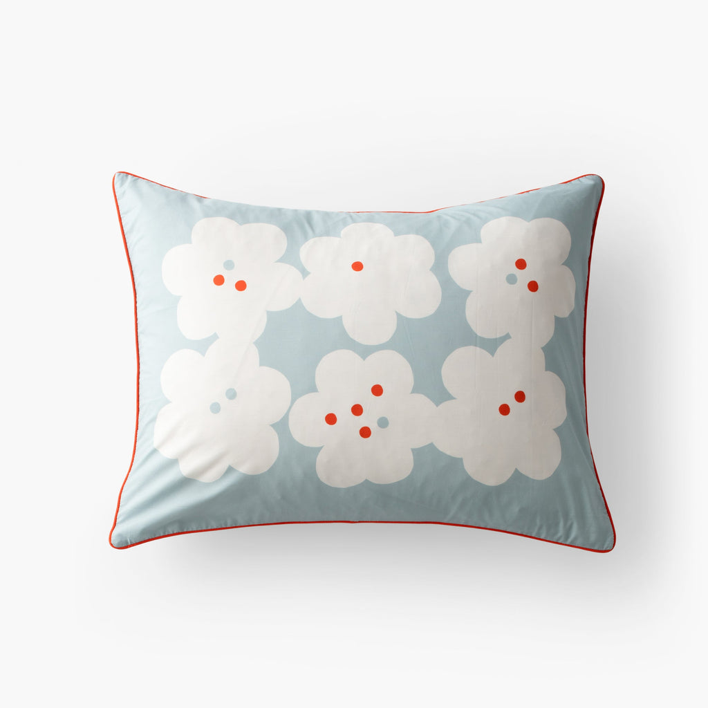 Paper Flower Pillow Sham