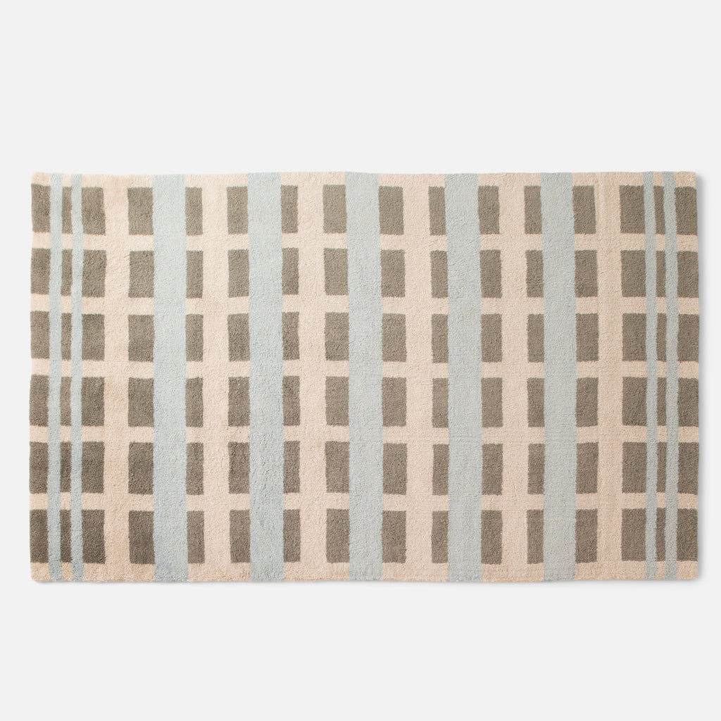 Network Tufted Wool Rug::network tufted-sky::main