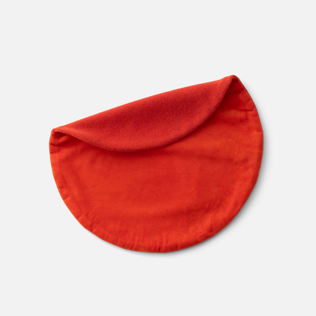 Velvet + Wool Circle Pillow