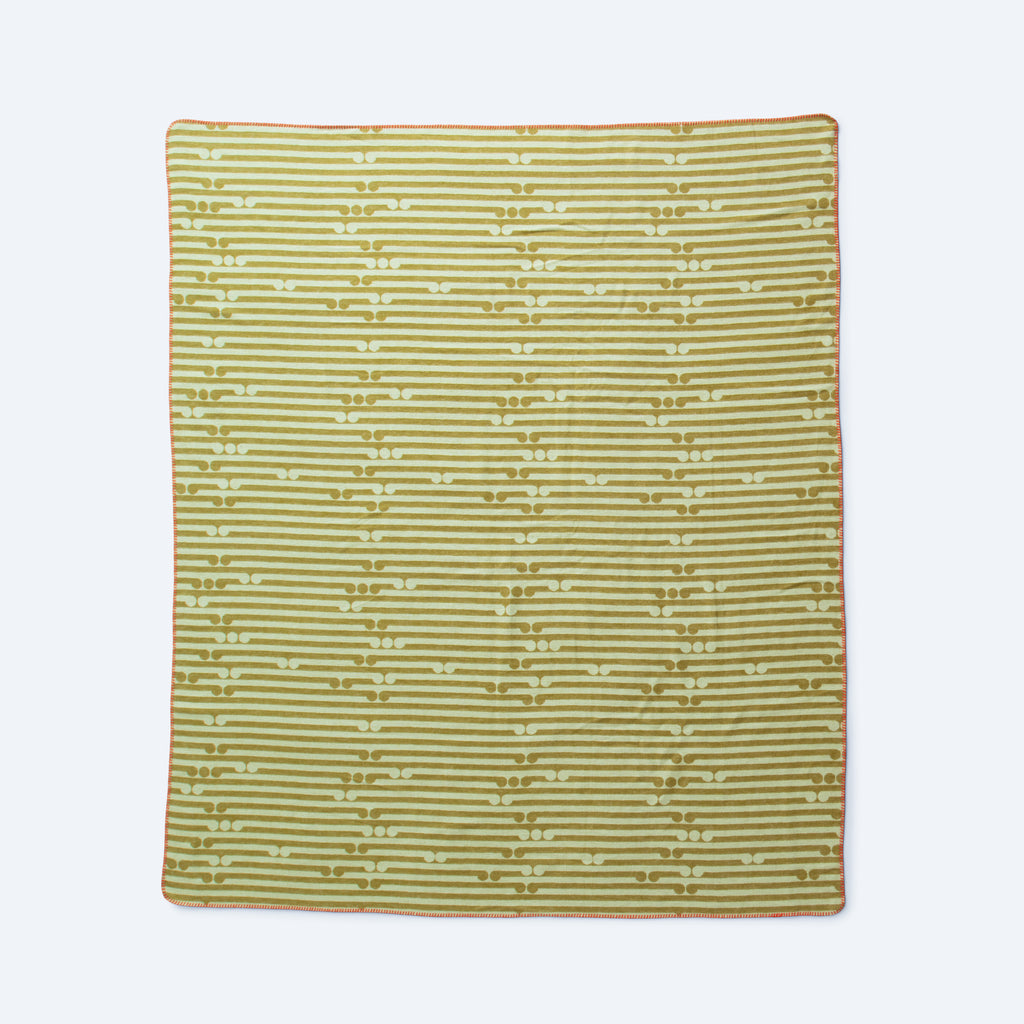 Emerging Lines Flannel Throw