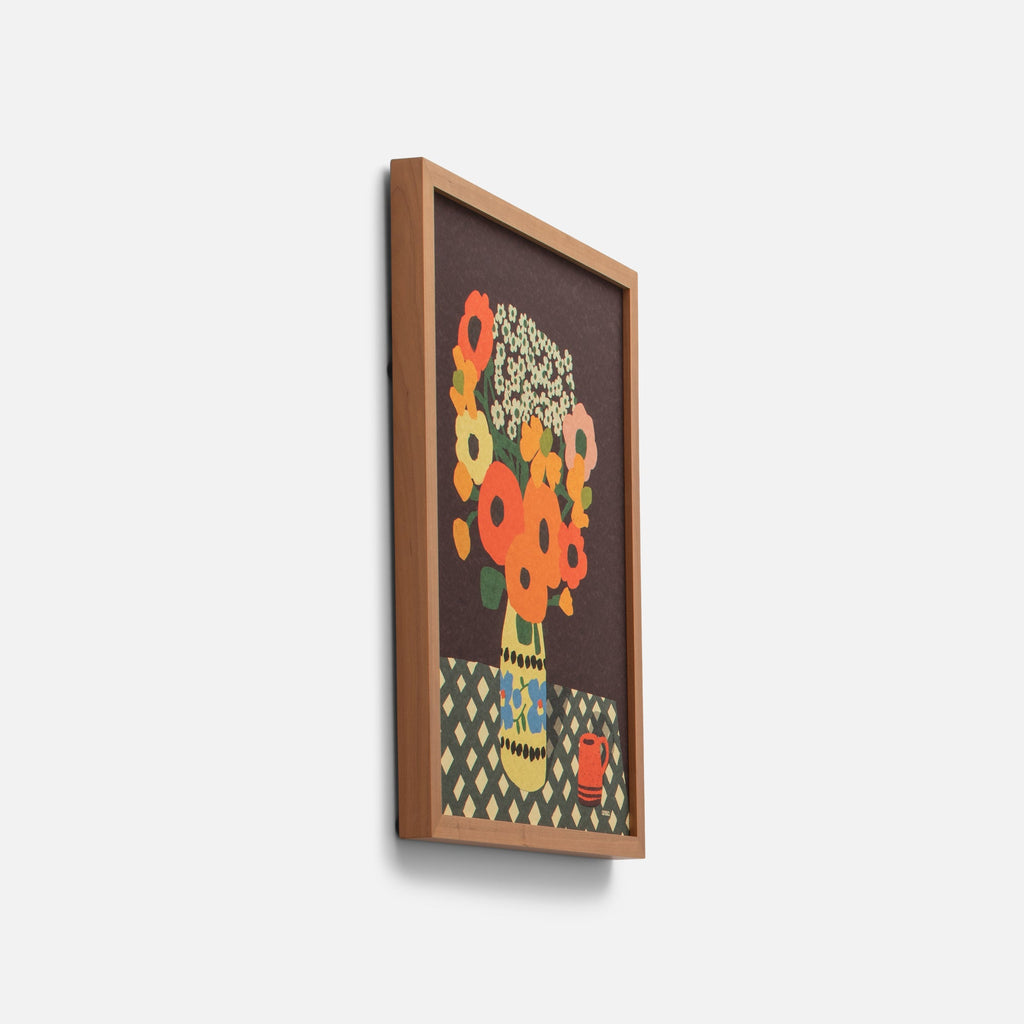 Teatime Blossoms Framed Print by Anisa Makhoul