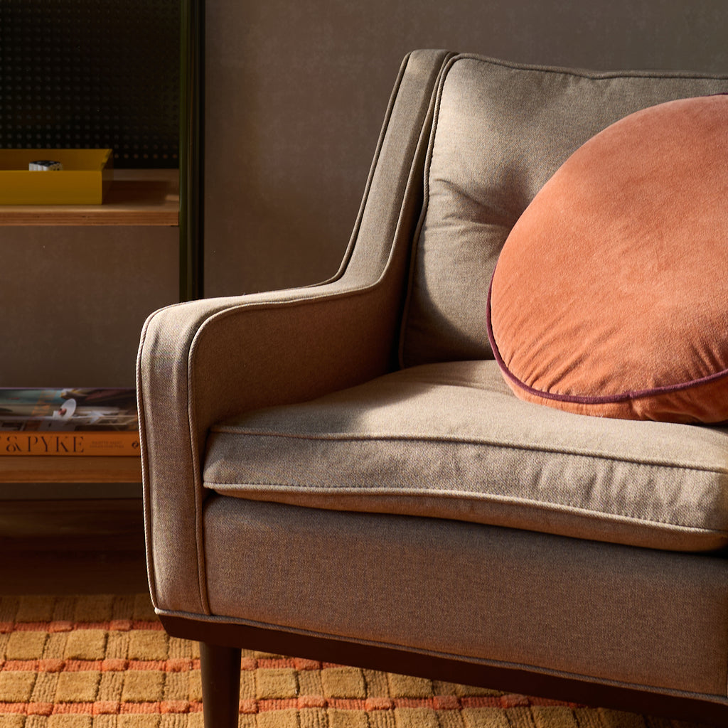 Velvet Piped Pillow