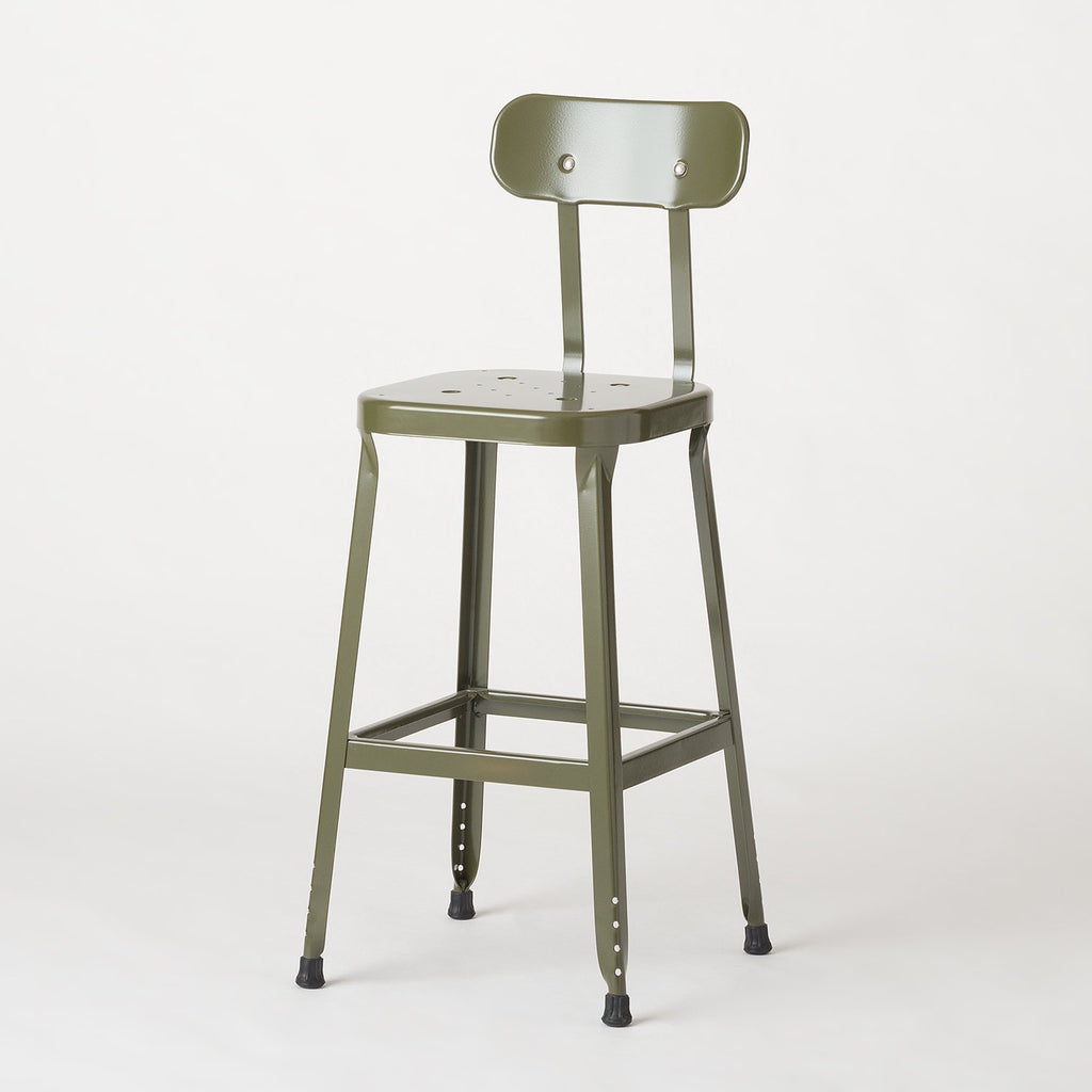 Schoolhouse Utility Stool 26"::sergeant green::main