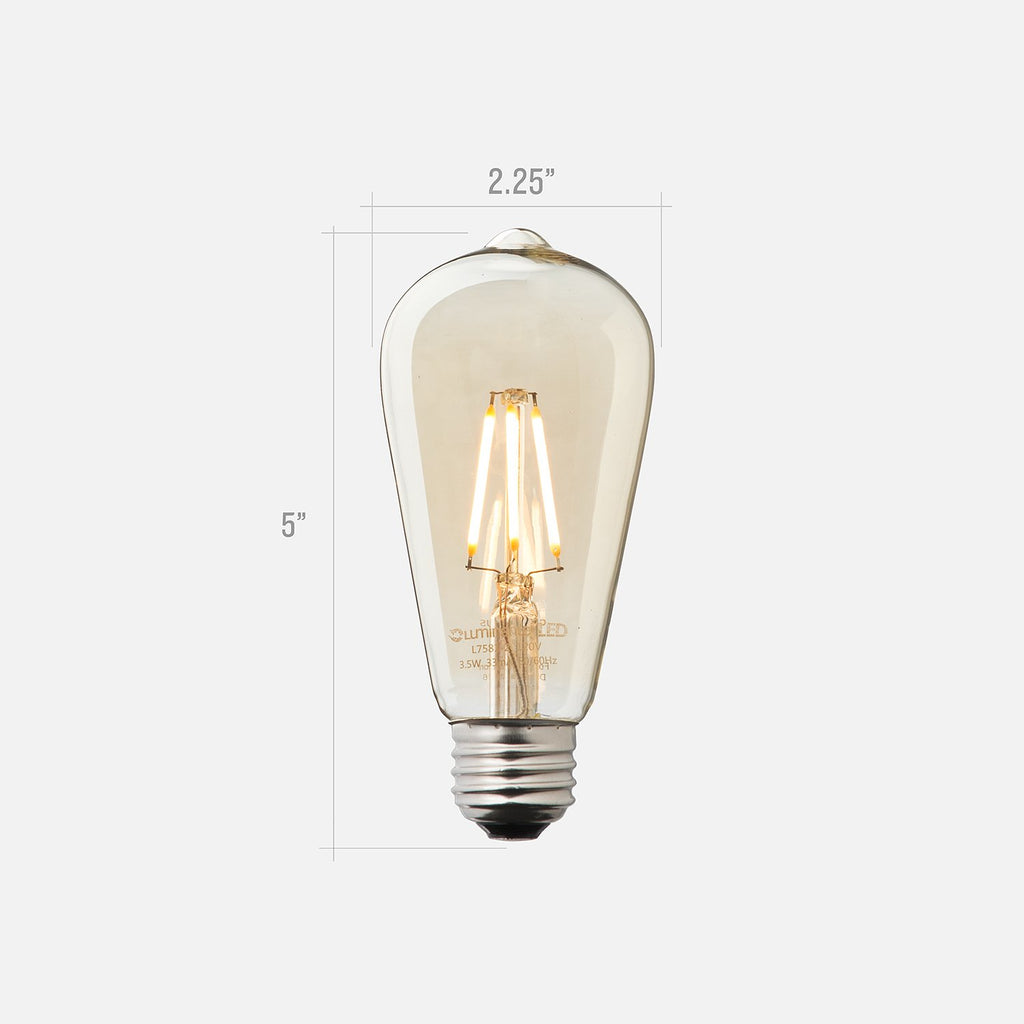 ST19 Filament LED Bulb:hover