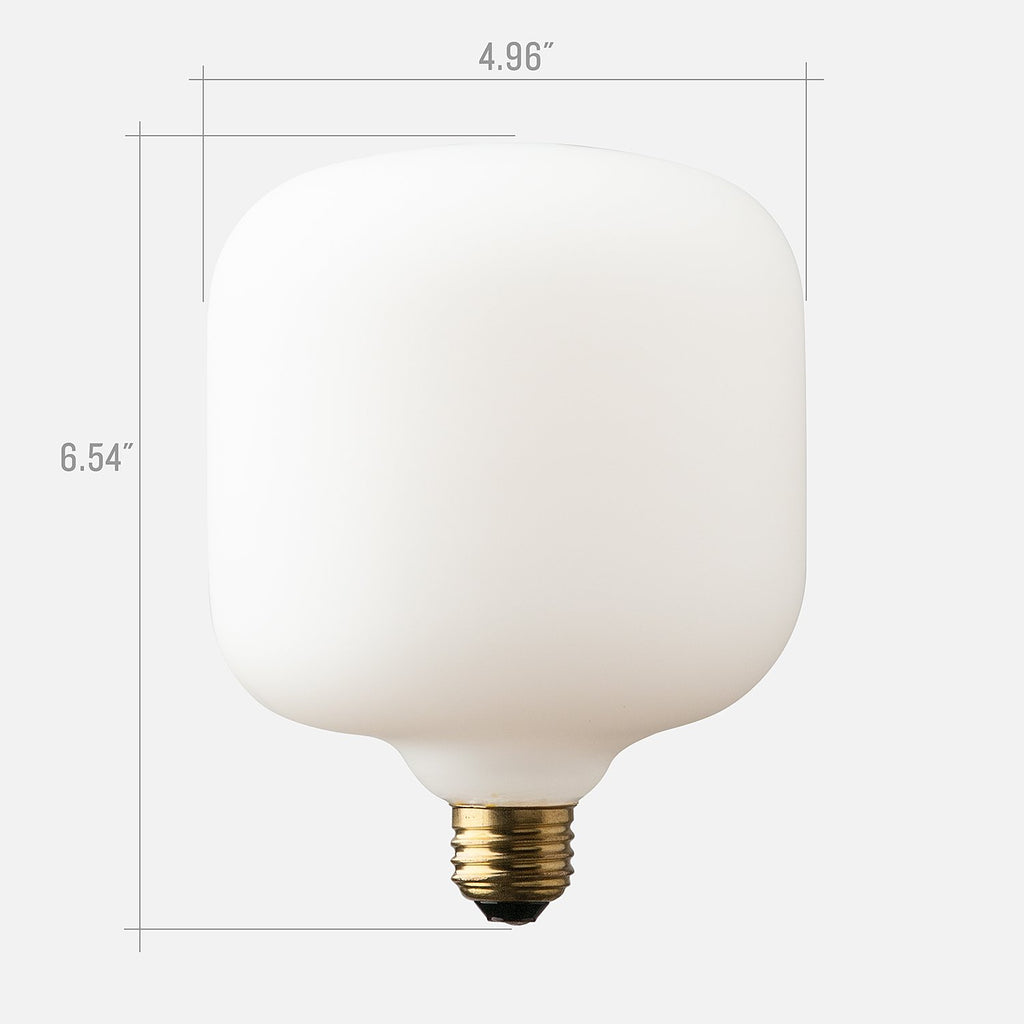 Drum Matte Porcelain LED Bulb