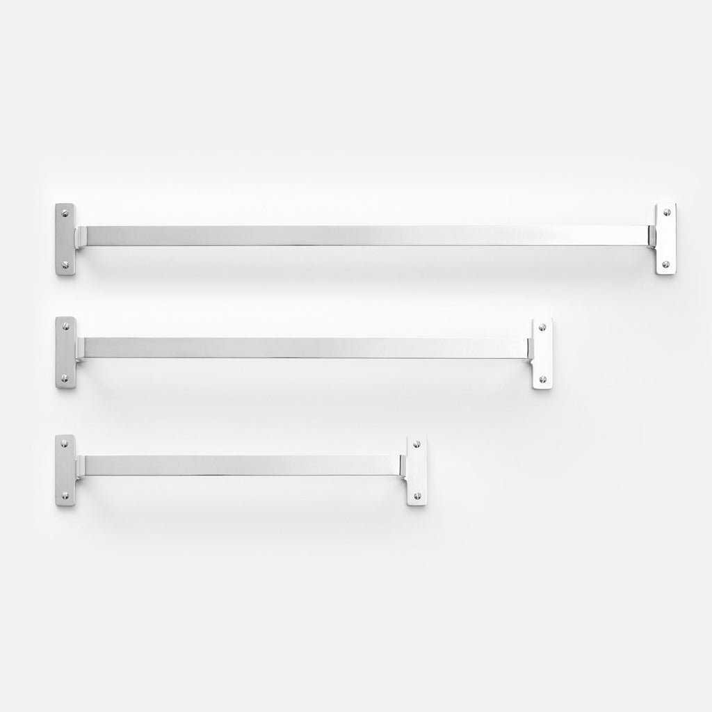 Nicolai Towel Bar::polished nickel::hover