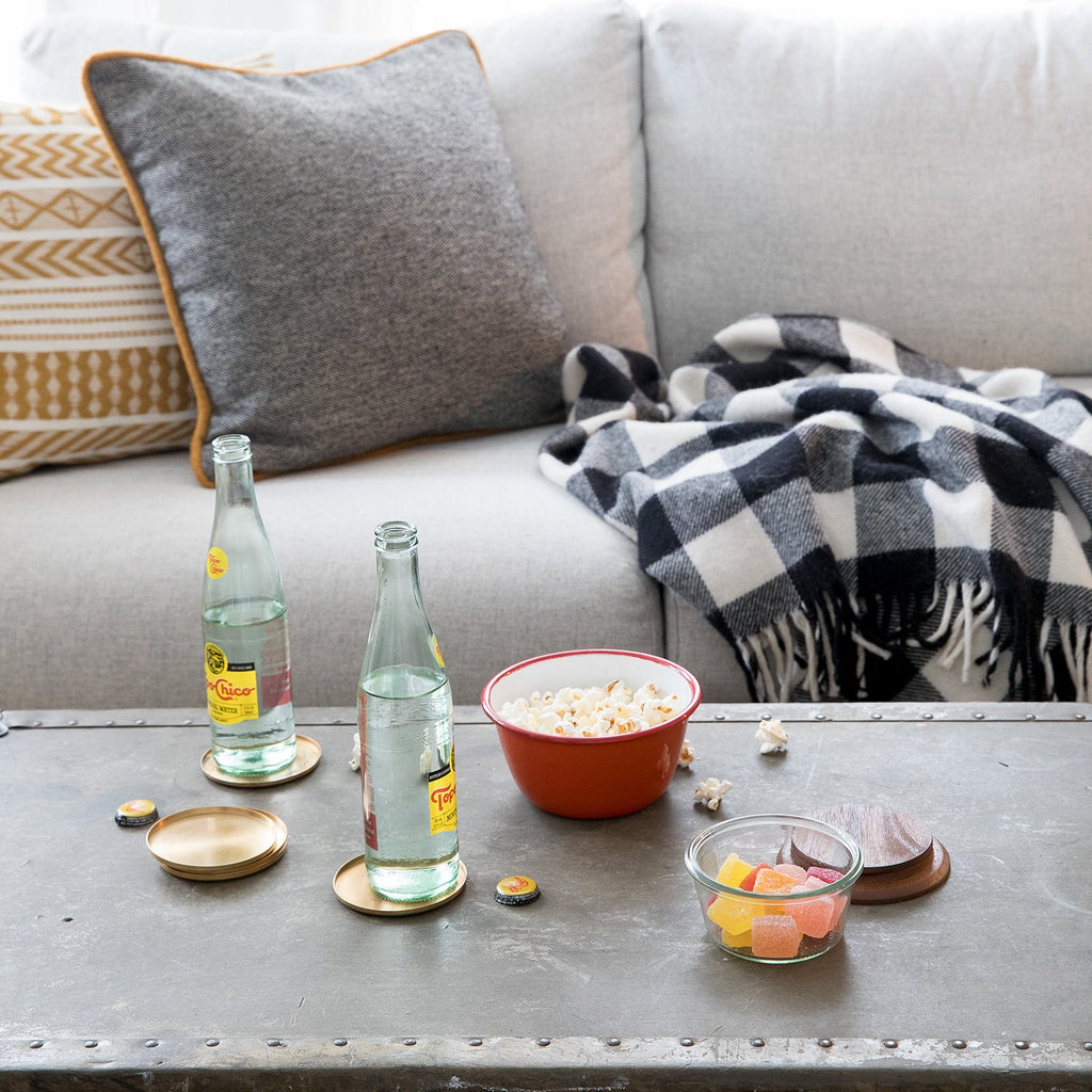 Brass Coaster, Set of 4