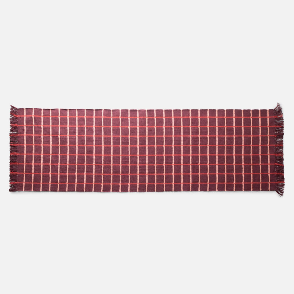 Cotton Grid Flatweave Rug
