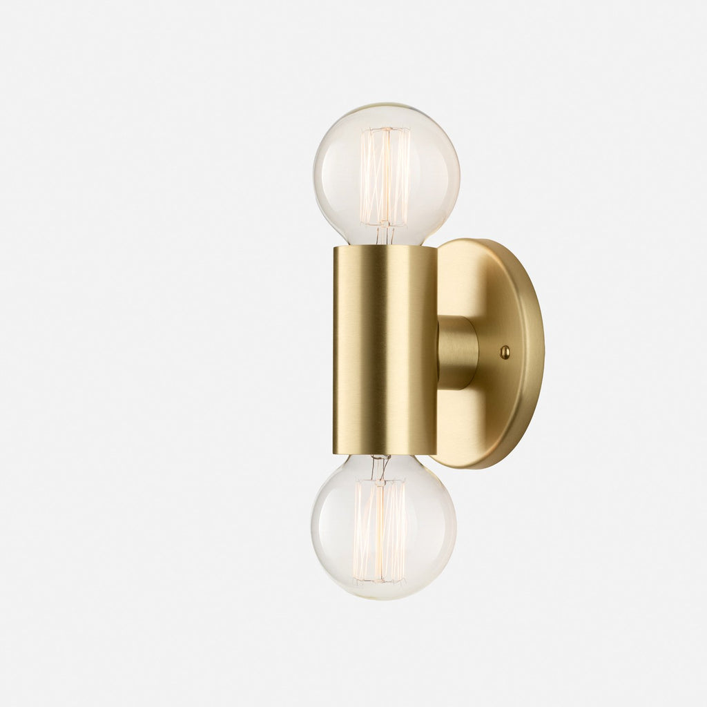 Cylinder Double Sconce