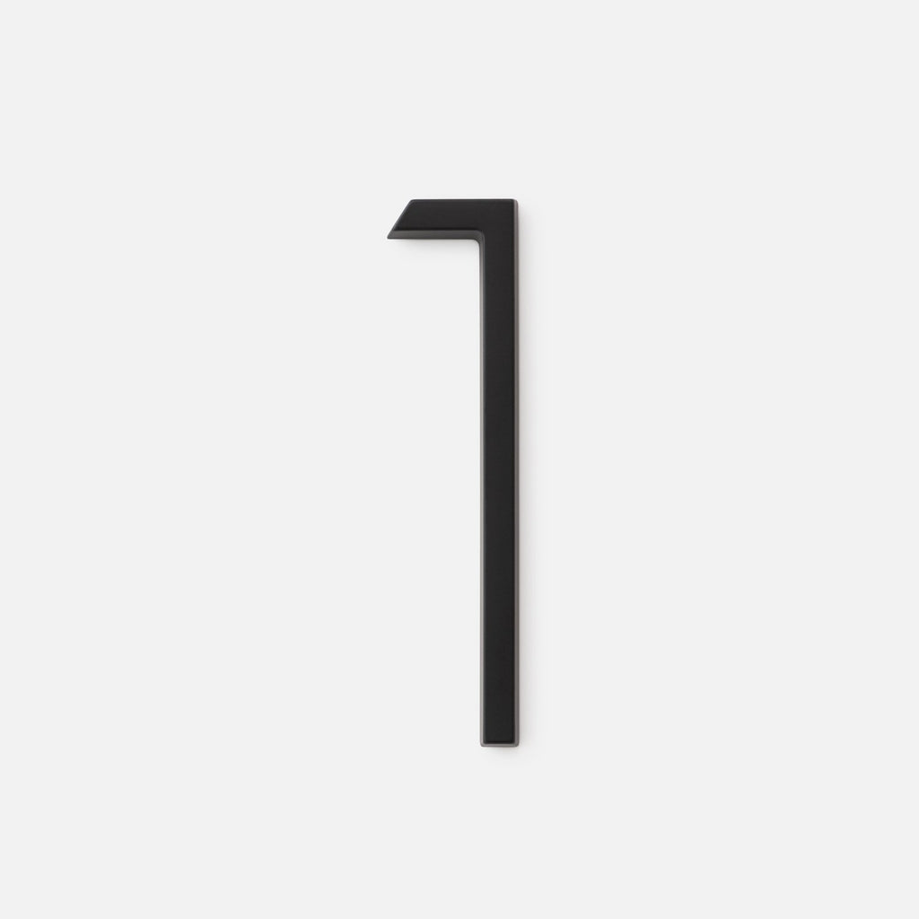 Modern House Numbers::Flat Black::Hover