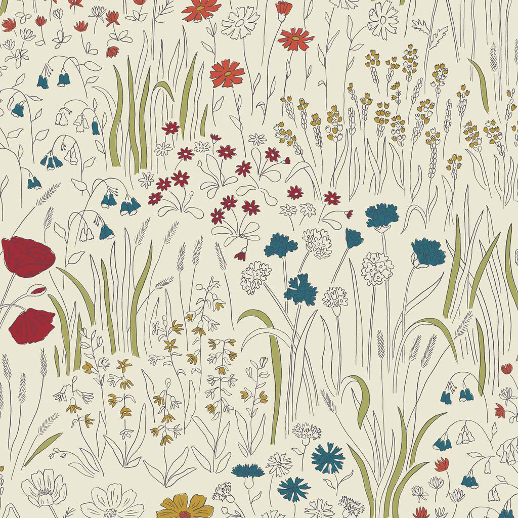 Alpine Garden Wallpaper - Multi