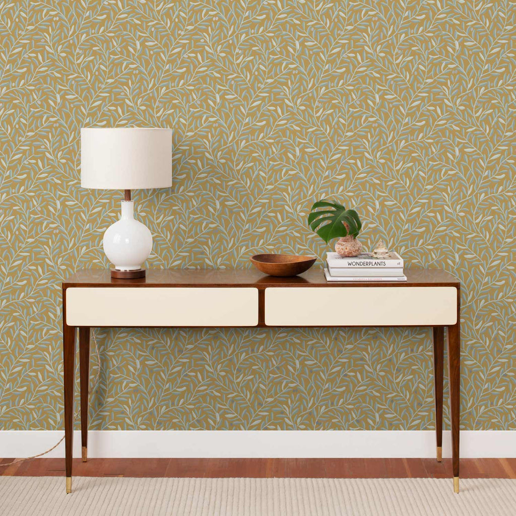 Olive Grove Wallpaper::Olive Grove - ochre::hover