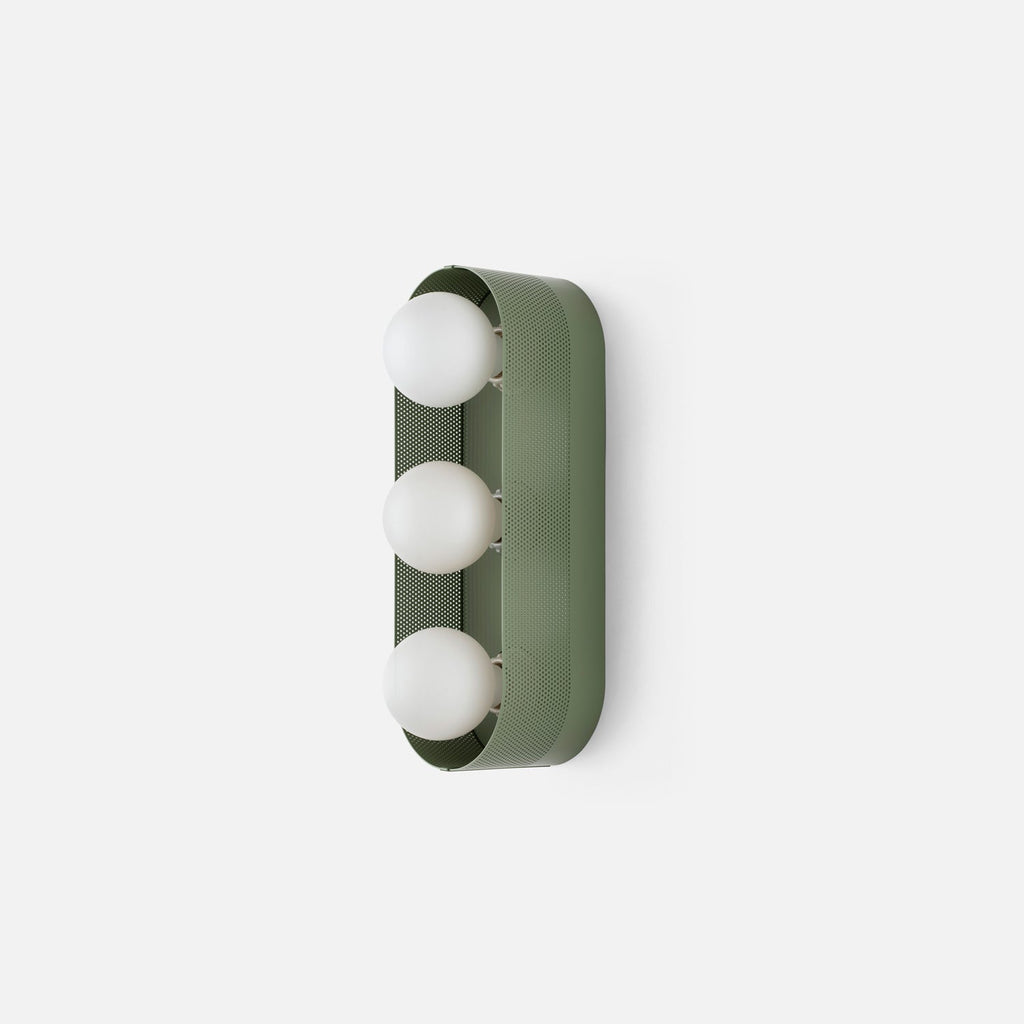 Harlow 3 Sconce::laurel-satin::main