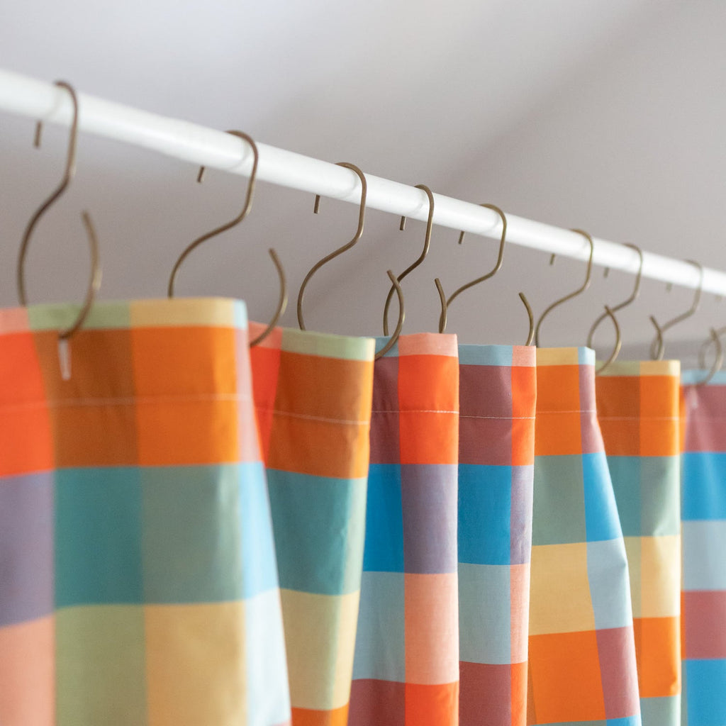 Utility Shower Curtain Hooks::brass::Hover
