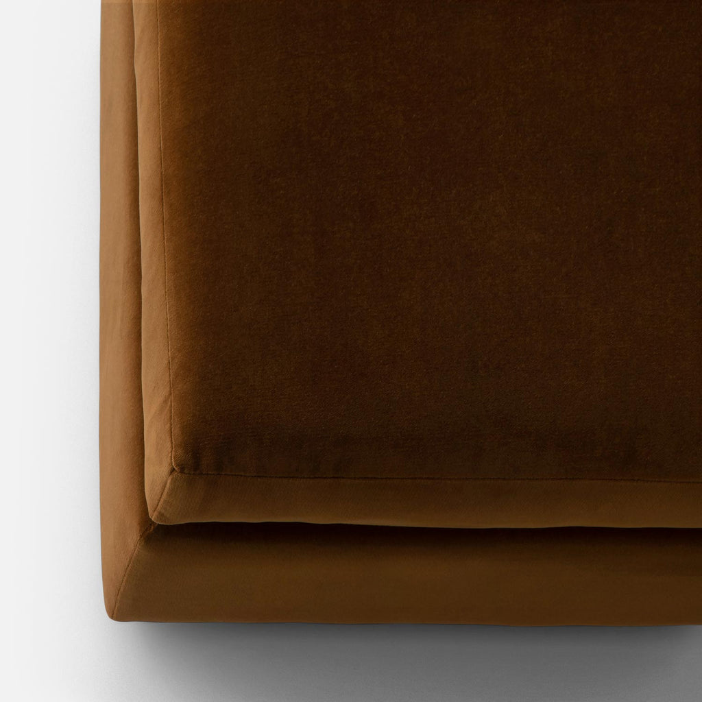 Milo Ottoman::Toffee Velvet::Hover