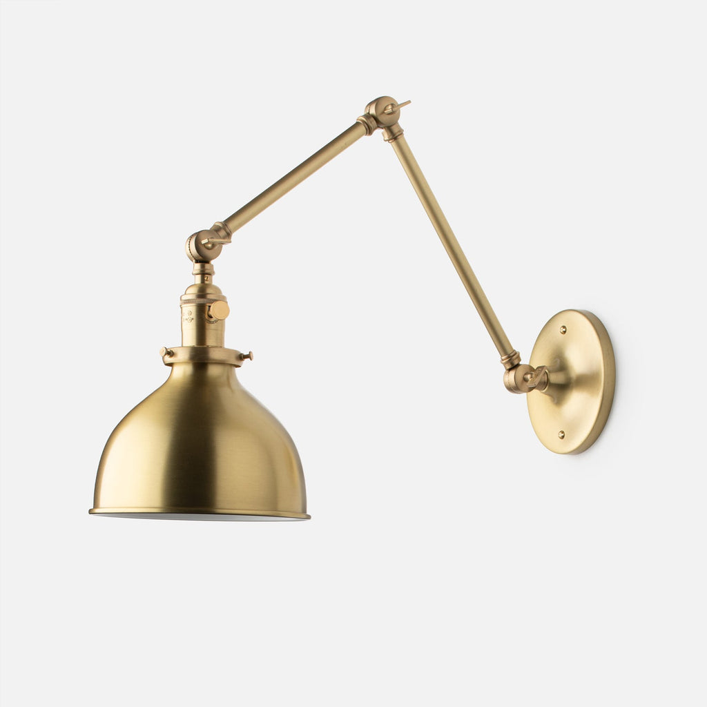 Princeton Long Sconce 2.25"::natural brass::main