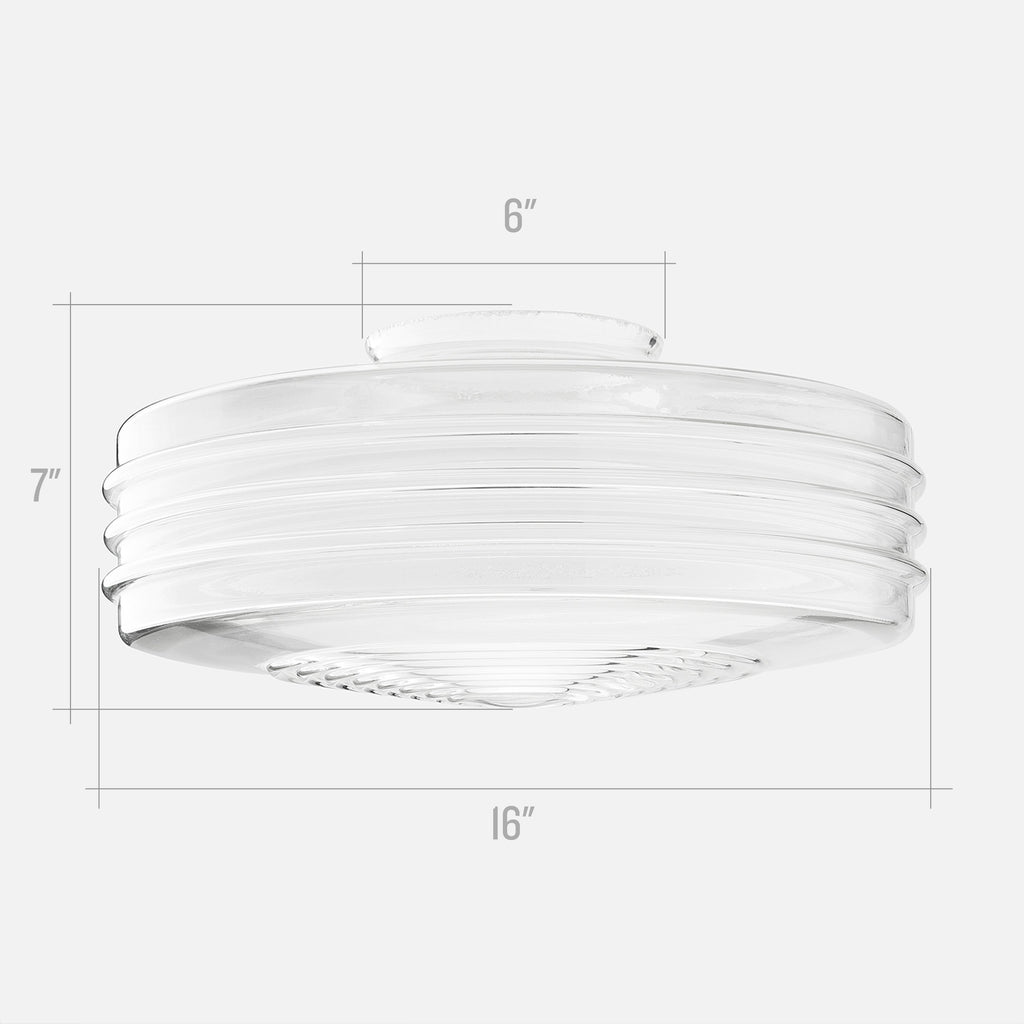 Fluted Deco Shade