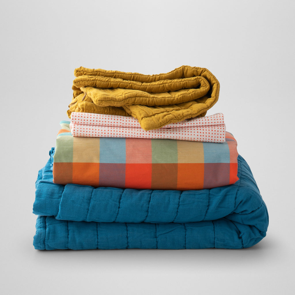 Dot Percale Sheet Set