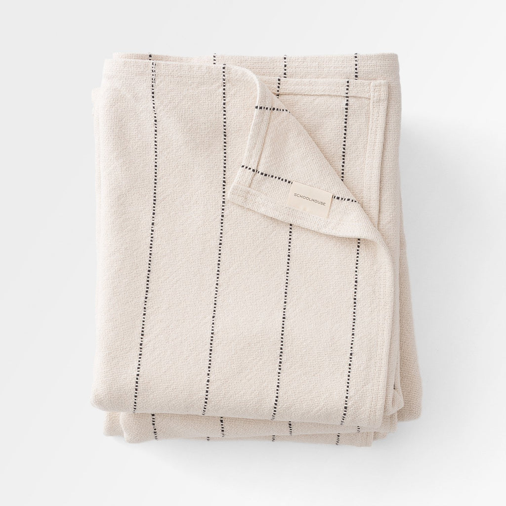 Cotton Pinstripe Throw