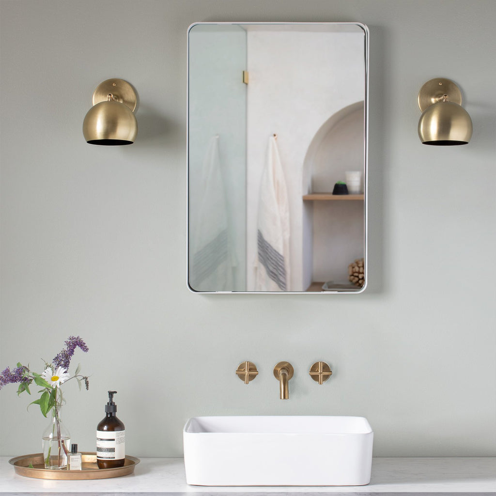 Isaac Sconce - Short Arm::natural brass::hover