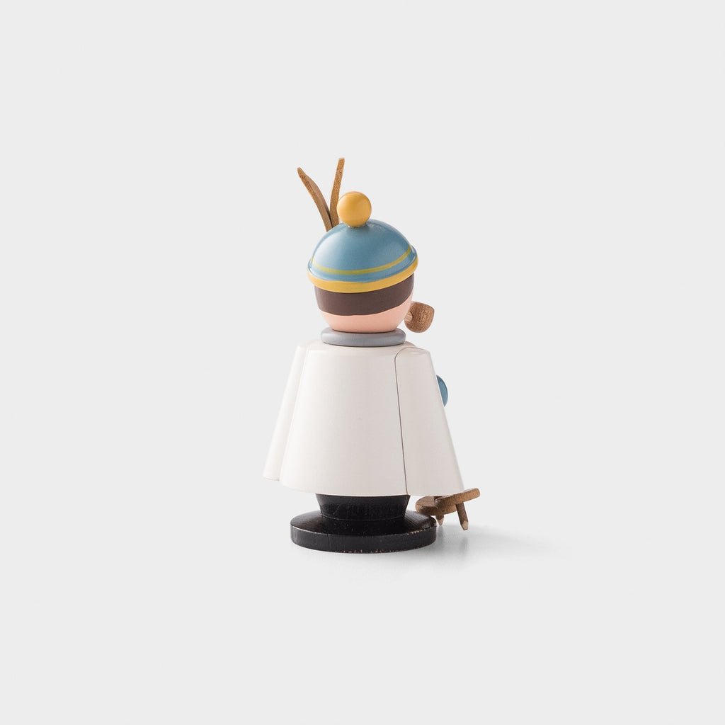 Skier Incense Smoker Set