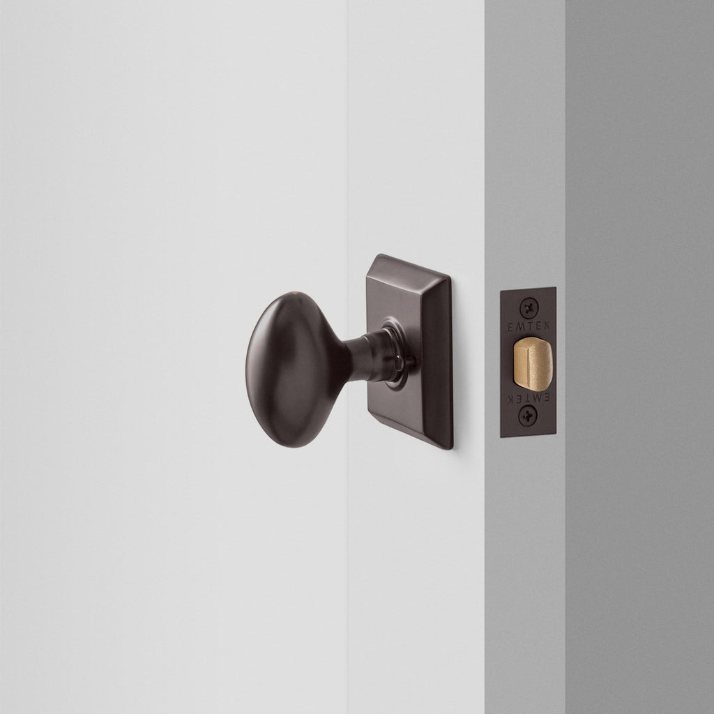 Freeport Small Door Set with Egg Knob - Oil Rubbed Bronze
