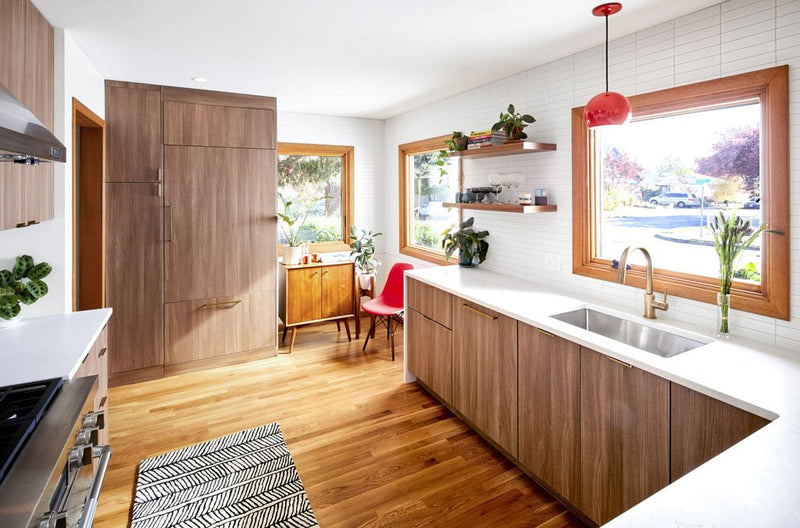 kitchen with a sink and cabinet