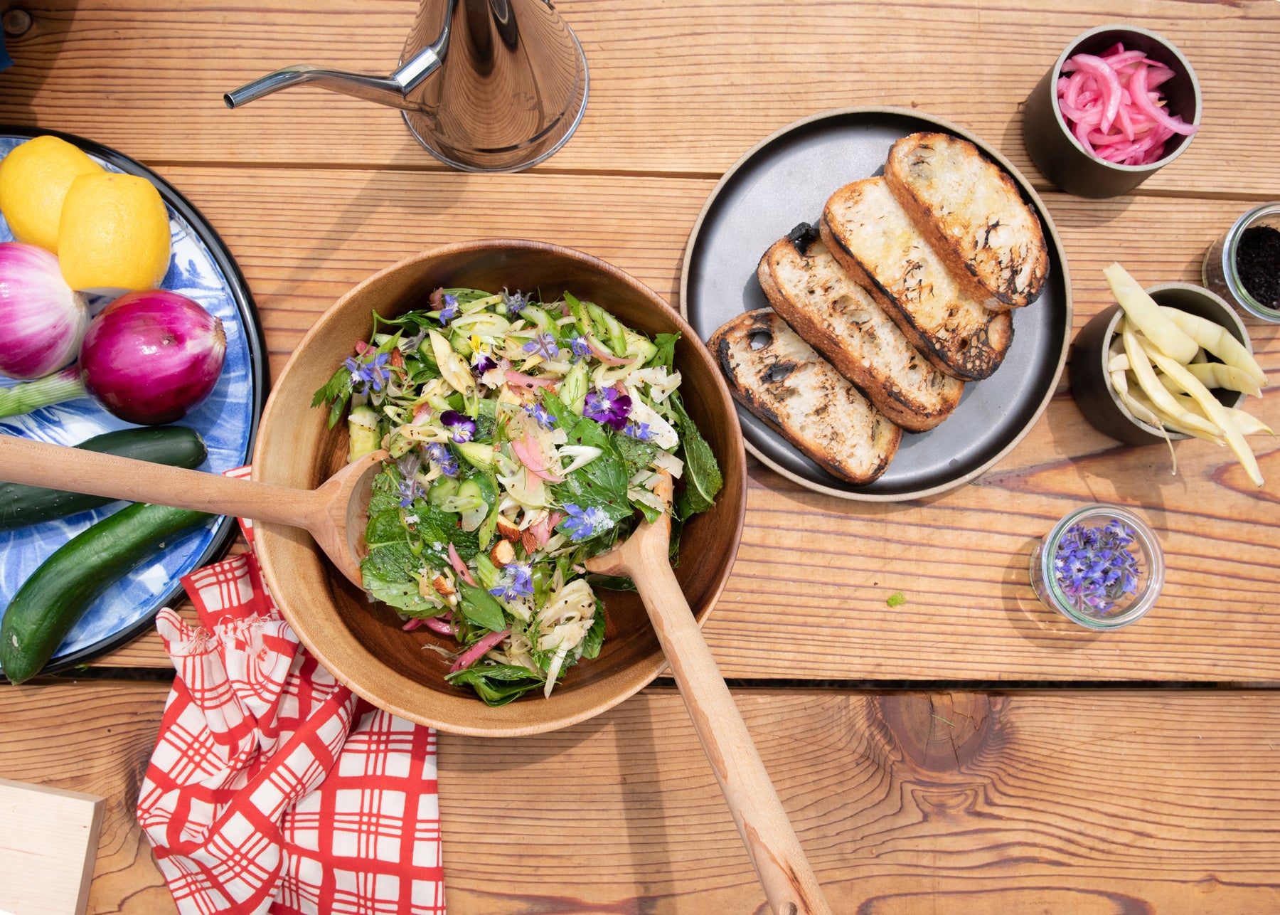 A Simple + Summery Wax Bean & Herb Salad
