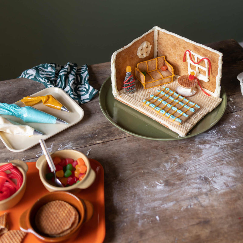 Holiday How-To: A Schoolhouse Twist On The Classic Gingerbread House